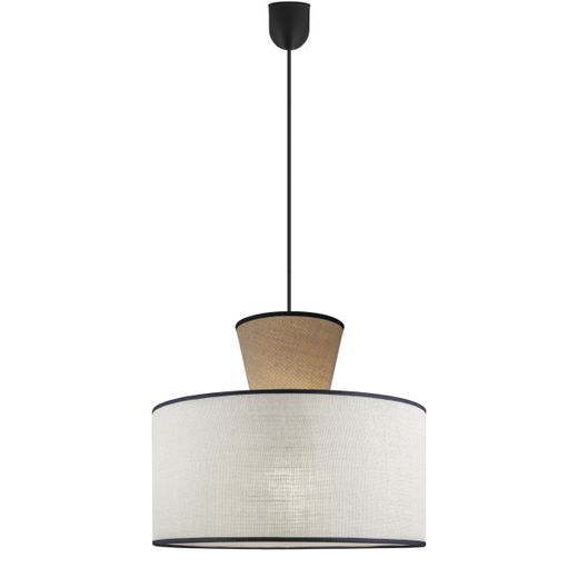 Colgante Selma Beige-Tostado 1 X 60W E-27