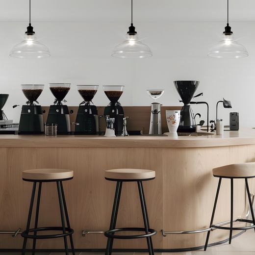 Colgante Umbria Negro-Transp. 1 X 60W E-27