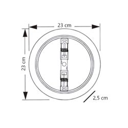 Downlight Axel Blanco 23 Led 18W 3000-4000-6500K