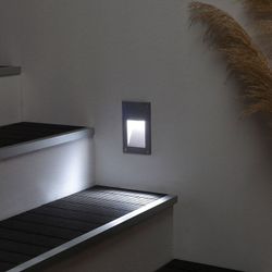 Lámpara empotrable Iluminación exterior EX1007-GA Lumiere Largo 10 Ancho 6 Alto 16.20