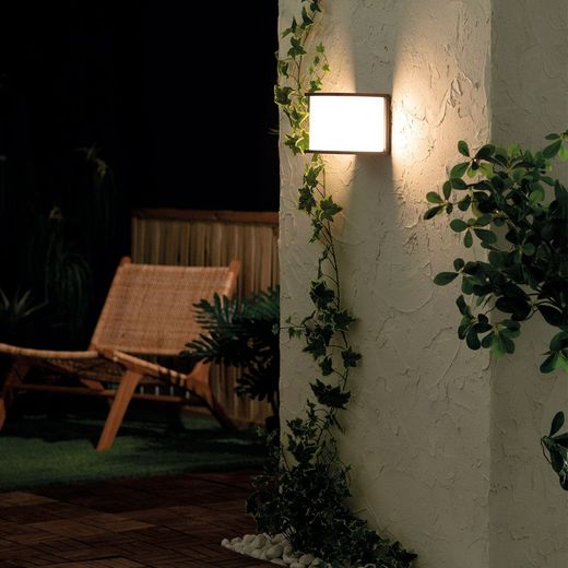 Iluminación exterior Aplique de pared EX1144-BK Lumiere Largo 16 Ancho 16 Alto 17