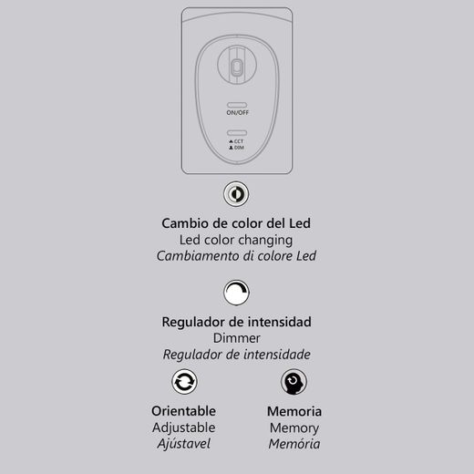 Flexo Led Foster Blanco Led 8W 580Lm
