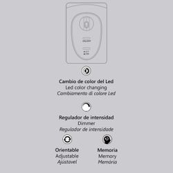 Flexo Led Foster Gris Oscuro Led 8W 580Lm