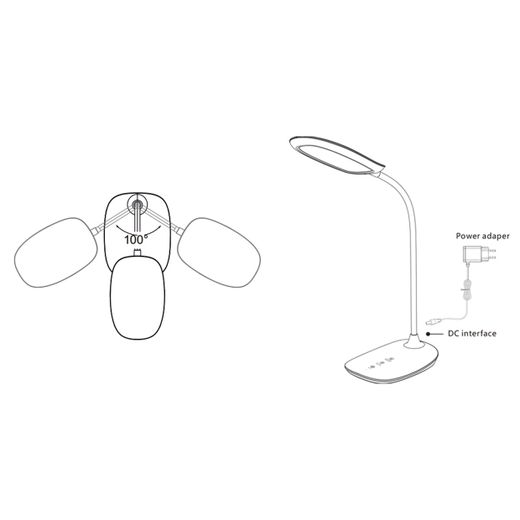 Flexo Led Navia Blanco Led 10W 480Lm