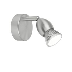 Foco Bala Niquel Satinado 1 X 40W Gu-10