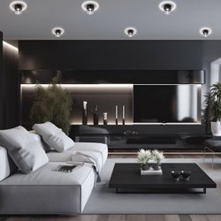 Foco Led Ilai Negro Led 6W 3000K