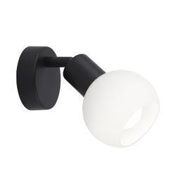 Foco Opal Negro Mate 1 X 40W E-14