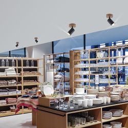 Foquito 1L Pireo Negro-Madera 1 X 50W Gu-10