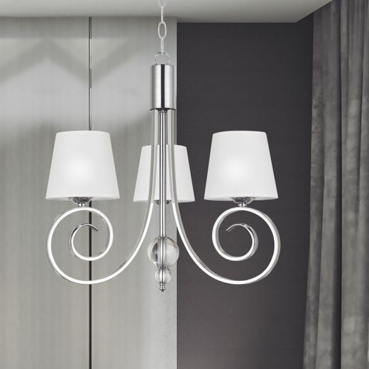 Lampara 3L Marela Cromo 3 X 40W E-14