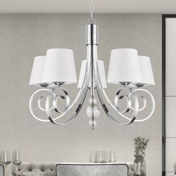 Lampara 5L Marela Cromo 5 X 40W E-14