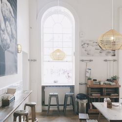 Lámpara colgante LIRIO Lumiere Largo 43 Ancho 33 Alto 150