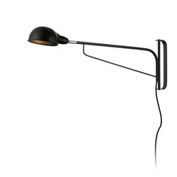 Aplique de pared MB1295-BK Lumiere Largo 18.50 Ancho 77 Alto 25.50