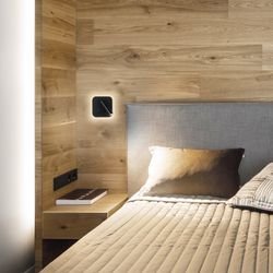 Aplique de pared MB2218-BK Lumiere Largo 3 Ancho 13 Alto 10