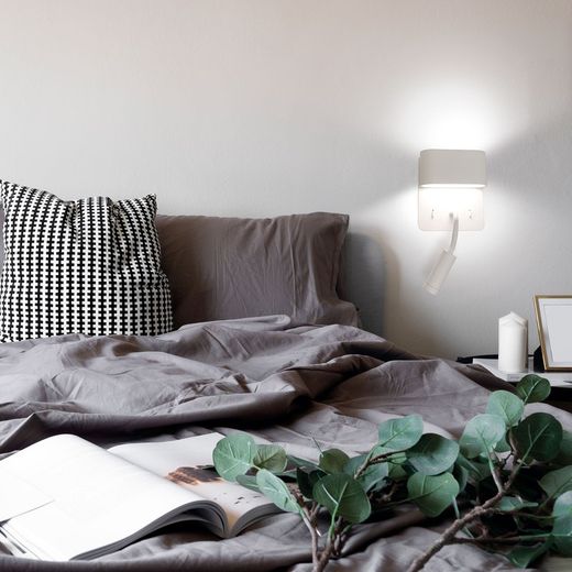 Aplique de pared MB2232-WH Lumiere Largo 16 Ancho 9.50 Alto 18