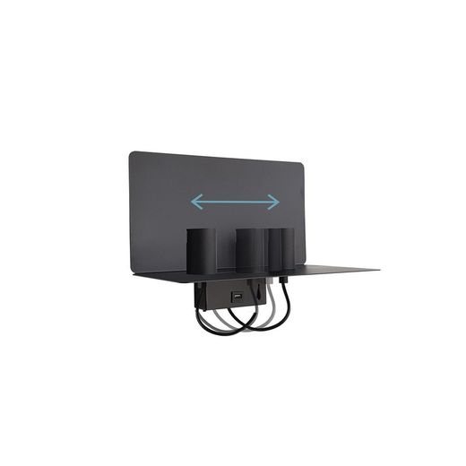 Aplique de pared MB2244-BK Lumiere Largo 35 Ancho 19.50 Alto 29