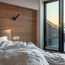 Aplique de pared MB4012-BK Lumiere Largo 8 Ancho 6 Alto 20