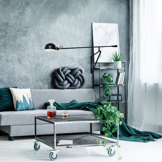 Aplique de pared MB4275-BK Lumiere Largo 18.50 Ancho 150 Alto 45