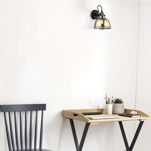 Aplique de pared MB8021S-TGD Lumiere Largo 20 Ancho 25 Alto 16