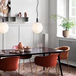 Lámpara colgante MD1915-BK Lumiere Largo 29 Ancho 40 Alto 150