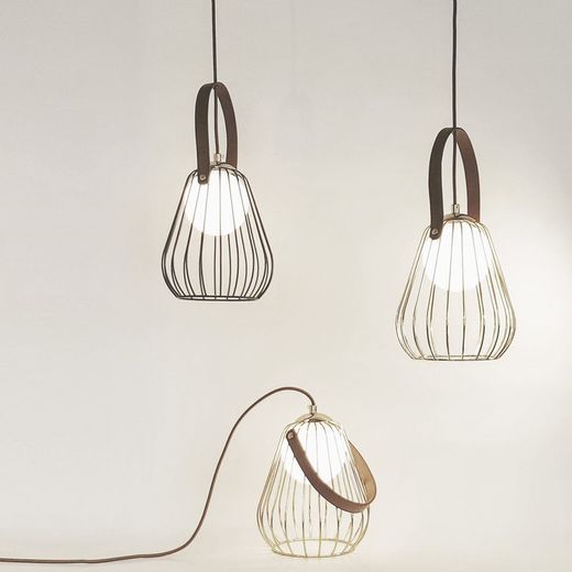Lámpara colgante MD2210-GD Lumiere Largo 23 Ancho 18 Alto 140