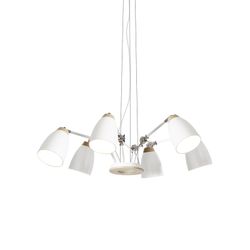 Lámpara colgante MD2227-WH Lumiere Largo 90 Ancho 50 Alto 150