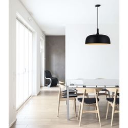 Lámpara colgante MD2380-BK Lumiere Largo 47 Ancho 31 Alto 150