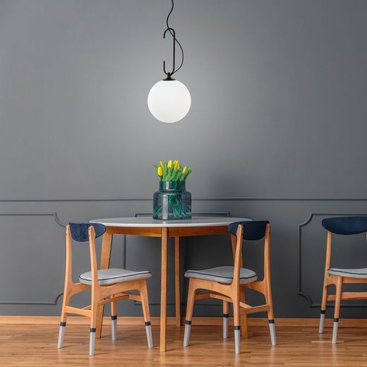 Lámpara colgante MD2413-BK Lumiere Largo 30 Ancho 60 Alto 180