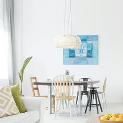 Lámpara colgante MD3065-WH Lumiere Largo 55 Ancho 25 Alto 150