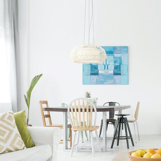 Lámpara colgante MD3065-WH Lumiere Largo 55 Ancho 25 Alto 150