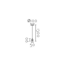 Lámpara colgante MD3072-ABE Lumiere Largo 9 Ancho 5 Alto 130