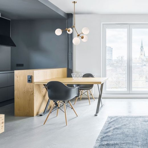 Lámpara colgante MD3195-GD Lumiere Largo 100 Ancho 45 Alto 110