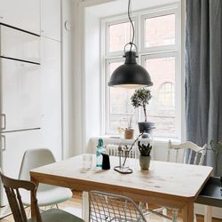 Lámpara colgante MD3221-BK Lumiere Largo 35 Ancho 39 Alto 150