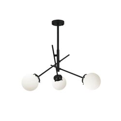 Lámpara colgante MD3222-BK Lumiere Largo 70 Ancho 13 Alto 72