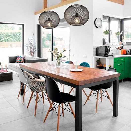 Lámpara colgante MD3452-BK Lumiere Largo 39 Ancho 32 Alto 120