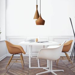 Lámpara colgante MD5187-DKWD Lumiere Largo 25 Ancho 33 Alto 150