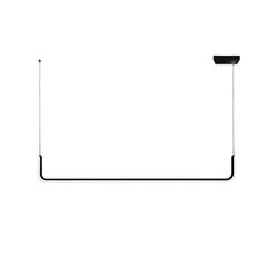 Lámpara colgante MD5504-BK Lumiere Largo 90 Ancho 11.50 Alto 150