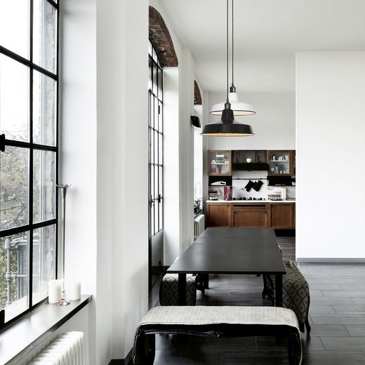 Lámpara colgante MD6170-360BK Lumiere Largo 27 Ancho 36 Alto 150