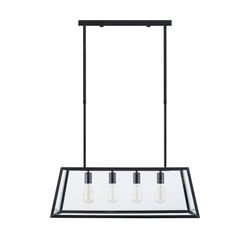 Lámpara colgante MD6206-BK Lumiere Largo 72 Ancho 28 Alto 28