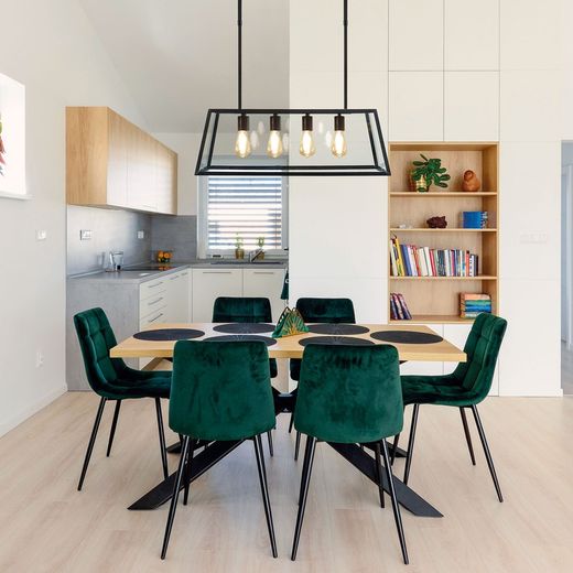 Lámpara colgante MD6206-BK Lumiere Largo 72 Ancho 28 Alto 28