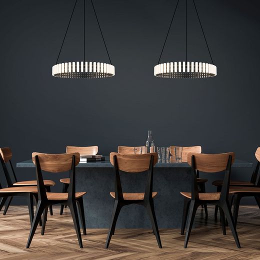 Lámpara colgante MD8242-600 Lumiere Largo 60 Ancho 7.50 Alto 130