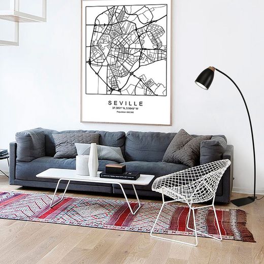 Pies de salón ML2224-BK Lumiere Largo 17 Ancho 54 Alto 149