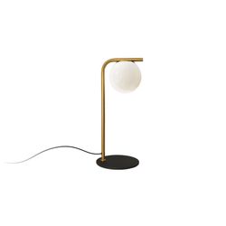 Lámpara de sobremesa MT3197-GD Lumiere Largo 15 Ancho 21 Alto 48