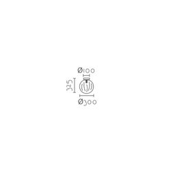 Plafón de techo MX3218-GD Lumiere Largo 30 Ancho 30 Alto 32.50