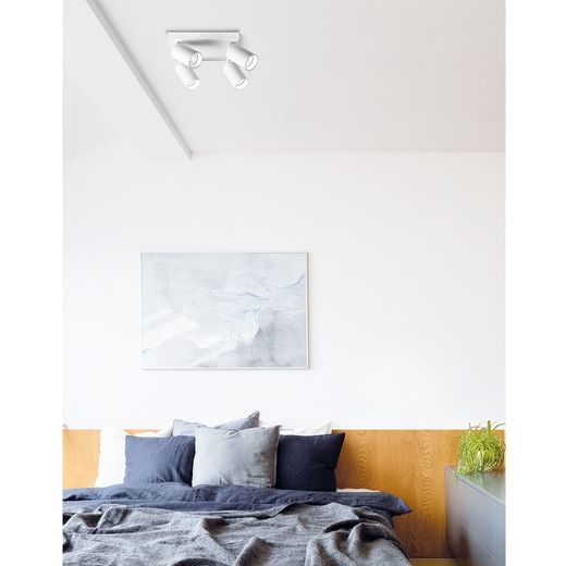 Plafón de techo Aplique de techo MX5015-WH Lumiere Largo 25 Ancho 25 Alto 14