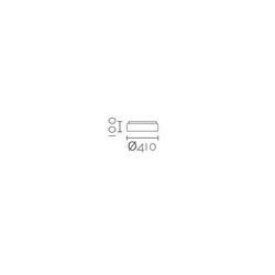 Plafón de techo MX9234-450WH Lumiere Largo 41 Ancho 41 Alto 10