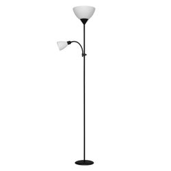 Pie De Salon Kopen Negro C/L 1 X 60W E-27 + 1 X 40W E-14
