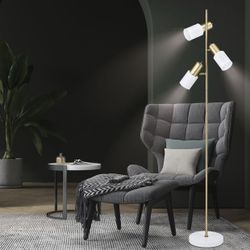 Pie Salon 3Lmaena Blanco-Laton 3 X 40W E-14