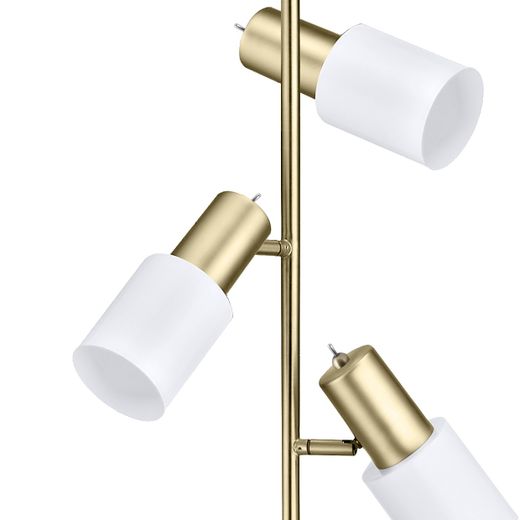 Pie Salon 3Lmaena Blanco-Laton 3 X 40W E-14