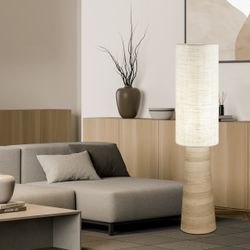 Pie Salon Aosta Beig/Madera 1 X 60W E-27