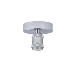 Plafon 1 Luz Elkan Cromo 1 X E-27